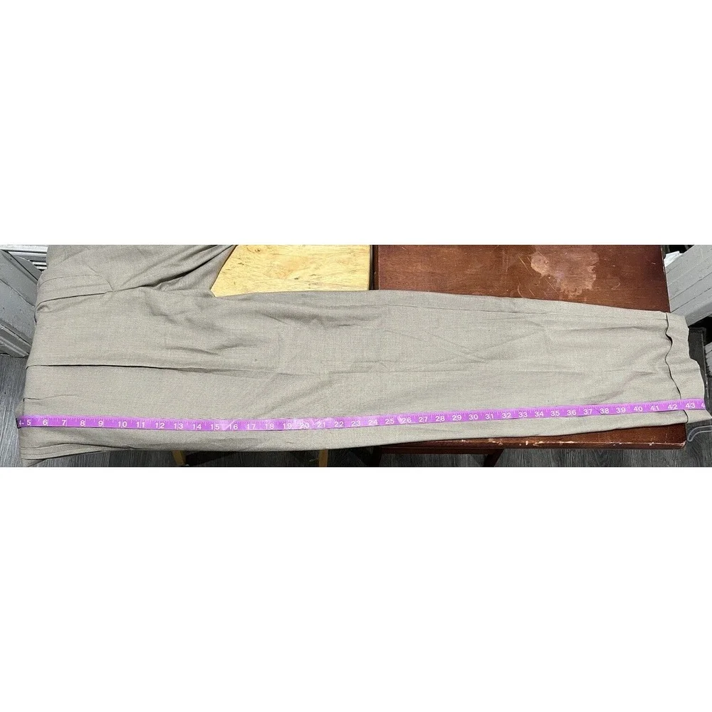 Polo Ralph Lauren Mens Dress Slack Pants Modern Fit Size‎ 34x34 Grey/Tan Cuffed